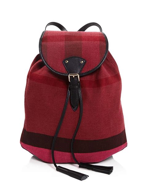 burberry chiltern backpack|Burberry Medium Canvas Check Overdye Chiltern .